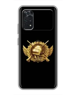 Чехол для Xiaomi POCO M4 Pro 4G с картинкой «PUBG — оранжевый градиент» Чехол для Xiaomi POCO M4 Pro 4G с картинкой «PUBG — оранжевый градиент»