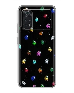 Чехол для Xiaomi POCO M4 Pro 4G с картинкой «Экипаж Among Us» Чехол для Xiaomi POCO M4 Pro 4G с картинкой «Экипаж Among Us»