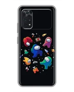 Чехол для Xiaomi POCO M4 Pro 4G с картинкой «Among Us космос» Чехол для Xiaomi POCO M4 Pro 4G с картинкой «Among Us космос»