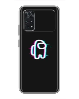 Чехол для Xiaomi POCO M4 Pro 4G с картинкой «Among Us неон» Чехол для Xiaomi POCO M4 Pro 4G с картинкой «Among Us неон»