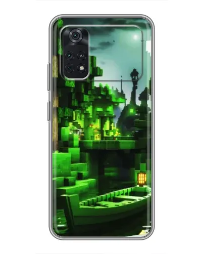 Чехол для Xiaomi POCO M4 Pro 4G с картинкой «Minecraft лесной пейзаж» Чехол для Xiaomi POCO M4 Pro 4G с картинкой «Minecraft лесной пейзаж»