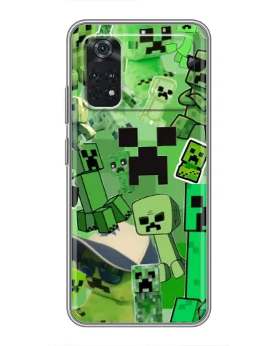 Чехол для Xiaomi POCO M4 Pro 4G с картинкой «Криперы Minecraft» Чехол для Xiaomi POCO M4 Pro 4G с картинкой «Криперы Minecraft»