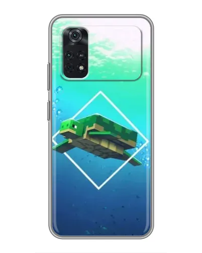 Чехол для Xiaomi POCO M4 Pro 4G с картинкой «Черепаха Minecraft» Чехол для Xiaomi POCO M4 Pro 4G с картинкой «Черепаха Minecraft»
