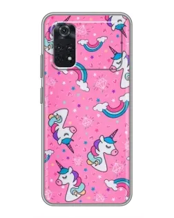 Чехол для Xiaomi POCO M4 Pro 4G с картинкой «Unicorn паттерн розовый» Чехол для Xiaomi POCO M4 Pro 4G с картинкой «Unicorn паттерн розовый»