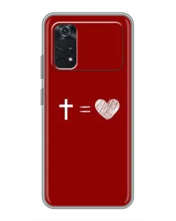 Чехол для Xiaomi POCO M4 Pro 4G с картинкой «Уравнение любви» Чехол для Xiaomi POCO M4 Pro 4G с картинкой «Уравнение любви»