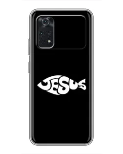 Чехол для Xiaomi POCO M4 Pro 4G с картинкой «Рыба Jesus» Чехол для Xiaomi POCO M4 Pro 4G с картинкой «Рыба Jesus»