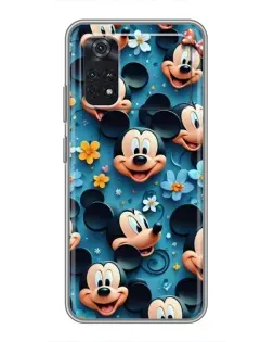 Чохол для Xiaomi POCO M4 Pro 4G з картинкою «Паттерн Міккі та Мінні»