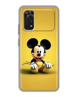 Чохол для Xiaomi POCO M4 Pro 4G з картинкою «Міккі на жовтому»