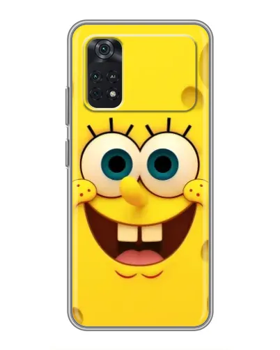 Чехол для Xiaomi POCO M4 Pro 4G с картинкой «Губка Боб улыбка» Чехол для Xiaomi POCO M4 Pro 4G с картинкой «Губка Боб улыбка»