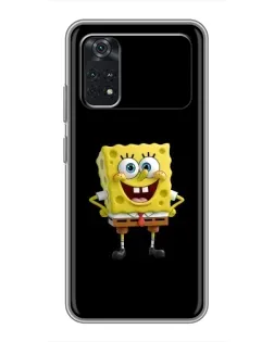 Чехол для Xiaomi POCO M4 Pro 4G с картинкой «Классический Губка Боб»