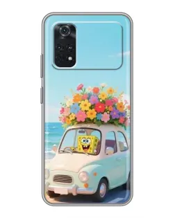 Чехол для Xiaomi POCO M4 Pro 4G с картинкой «Автомобильное путешествие»