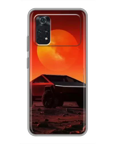 Чехол для Xiaomi POCO M4 Pro 4G с картинкой «Cybertruck на Марсе» Чехол для Xiaomi POCO M4 Pro 4G с картинкой «Cybertruck на Марсе»