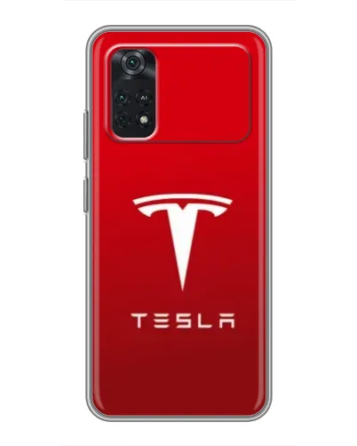 Чехол для Xiaomi POCO M4 Pro 4G с картинкой «Tesla Red Classic» Чехол для Xiaomi POCO M4 Pro 4G с картинкой «Tesla Red Classic»