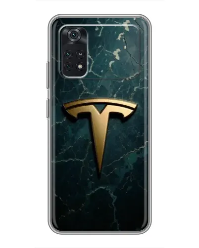 Чехол для Xiaomi POCO M4 Pro 4G с картинкой «Мраморная Tesla Gold» Чехол для Xiaomi POCO M4 Pro 4G с картинкой «Мраморная Tesla Gold»