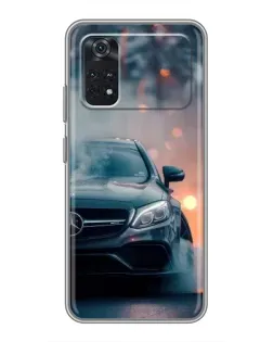 Чехол для Xiaomi POCO M4 Pro 4G с картинкой «Mercedes — ночной город» Чехол для Xiaomi POCO M4 Pro 4G с картинкой «Mercedes — ночной город»