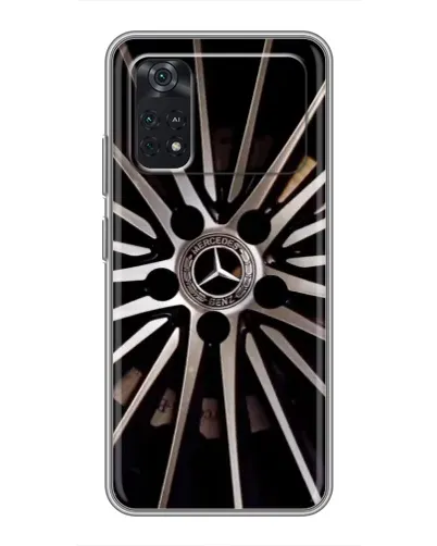 Чехол для Xiaomi POCO M4 Pro 4G с картинкой «Диск Mercedes» Чехол для Xiaomi POCO M4 Pro 4G с картинкой «Диск Mercedes»
