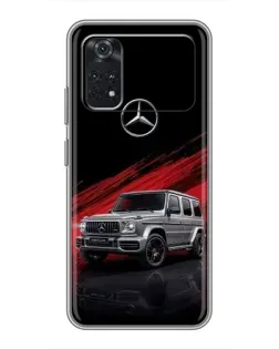 Чехол для Xiaomi POCO M4 Pro 4G с картинкой «Mercedes G-Class красный» Чехол для Xiaomi POCO M4 Pro 4G с картинкой «Mercedes G-Class красный»