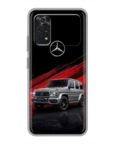 Чехол для Xiaomi POCO M4 Pro 4G с картинкой «Mercedes G-Class красный» Чехол для Xiaomi POCO M4 Pro 4G с картинкой «Mercedes G-Class красный»