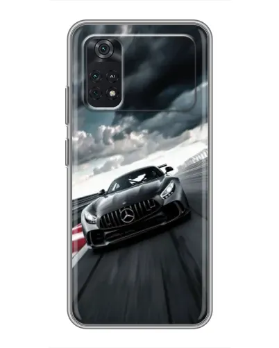 Чехол для Xiaomi POCO M4 Pro 4G с картинкой «Гоночный Mercedes AMG» Чехол для Xiaomi POCO M4 Pro 4G с картинкой «Гоночный Mercedes AMG»