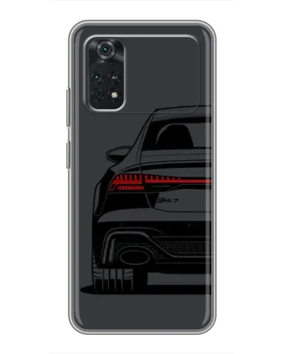 Чехол для Xiaomi POCO M4 Pro 4G с картинкой «Задняя часть Audi — арт»