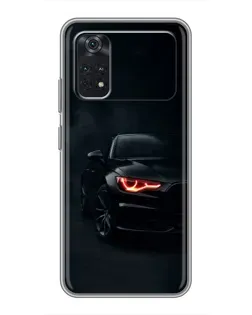 Чехол для Xiaomi POCO M4 Pro 4G с картинкой «Audi — хищный взгляд»