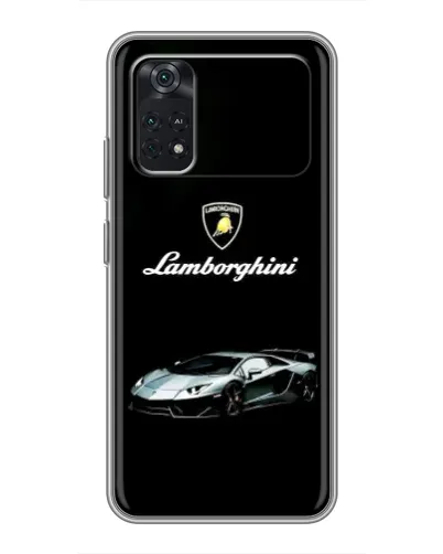 Чехол для Xiaomi POCO M4 Pro 4G с картинкой «Логотип Lamborghini классика»