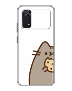 Чохол для Xiaomi POCO M4 Pro 4G з картинкою «Пушин з печивом» Чохол для Xiaomi POCO M4 Pro 4G з картинкою «Пушин з печивом»