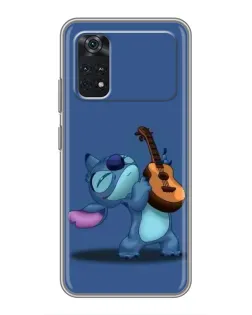 Чохол для Xiaomi POCO M4 Pro 4G з картинкою «Стіч з укулеле»
