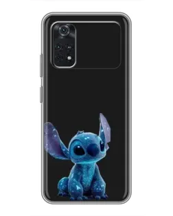 Чохол для Xiaomi POCO M4 Pro 4G з картинкою «Стіч на чорному»