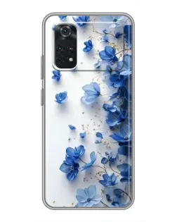 Чохол для Xiaomi POCO M4 Pro 4G з картинкою «Блакитний квітковий каскад» Чохол для Xiaomi POCO M4 Pro 4G з картинкою «Блакитний квітковий каскад»