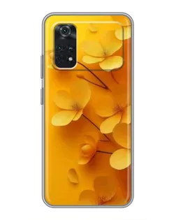 Чохол для Xiaomi POCO M4 Pro 4G з картинкою «Золоті пелюстки» Чохол для Xiaomi POCO M4 Pro 4G з картинкою «Золоті пелюстки»