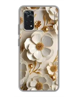 Чохол для Xiaomi POCO M4 Pro 4G з картинкою «Білі паперові квіти» Чохол для Xiaomi POCO M4 Pro 4G з картинкою «Білі паперові квіти»