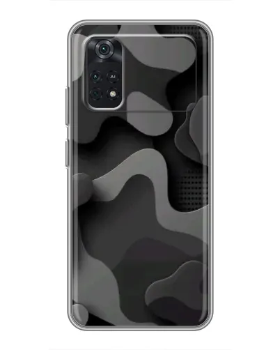 Чехол для Xiaomi POCO M4 Pro 4G с картинкой «Темный абстрактный камуфляж» Чехол для Xiaomi POCO M4 Pro 4G с картинкой «Темный абстрактный камуфляж»