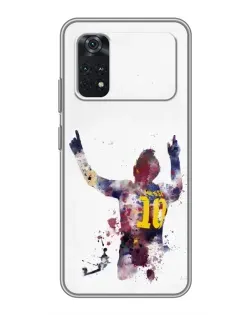 Чохол для Xiaomi POCO M4 Pro 4G з картинкою «Акварельний Мессі Барселона» Чохол для Xiaomi POCO M4 Pro 4G з картинкою «Акварельний Мессі Барселона»
