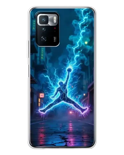 Чехол для Xiaomi POCO X3 GT с картинкой «Jordan Gold Jumpman»