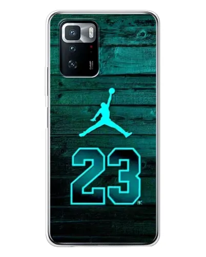 Чехол для Xiaomi POCO X3 GT с картинкой «Jordan Cyan 23»