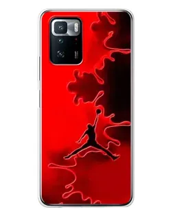 Чехол для Xiaomi POCO X3 GT с картинкой «Jordan Red Smoke» Чехол для Xiaomi POCO X3 GT с картинкой «Jordan Red Smoke»