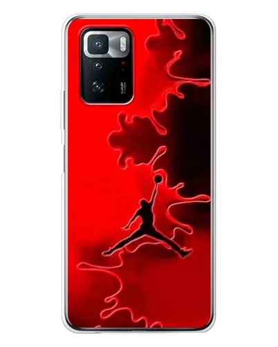 Чехол для Xiaomi POCO X3 GT с картинкой «Jordan Red Smoke»