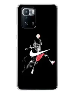 Чехол для Xiaomi POCO X3 GT с картинкой «Jordan Jumpman» Чехол для Xiaomi POCO X3 GT с картинкой «Jordan Jumpman»