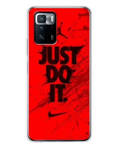 Чехол для Xiaomi POCO X3 GT с картинкой «Nike Just Do It»