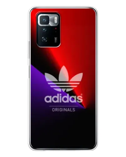 Чехол для Xiaomi POCO X3 GT с картинкой «Adidas Red Neon»