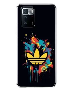 Чехол для Xiaomi POCO X3 GT с картинкой «Adidas Splash» Чехол для Xiaomi POCO X3 GT с картинкой «Adidas Splash»