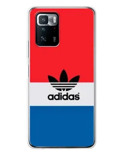 Чехол для Xiaomi POCO X3 GT с картинкой «Ретро блоки Adidas» Чехол для Xiaomi POCO X3 GT с картинкой «Ретро блоки Adidas»