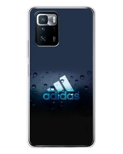 Чехол для Xiaomi POCO X3 GT с картинкой «Adidas Water Drops» Чехол для Xiaomi POCO X3 GT с картинкой «Adidas Water Drops»