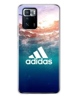 Чехол для Xiaomi POCO X3 GT с картинкой «Океанская глубина адидас» Чехол для Xiaomi POCO X3 GT с картинкой «Океанская глубина адидас»