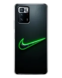 Чехол для Xiaomi POCO X3 GT с картинкой «Неоновый контур Nike» Чехол для Xiaomi POCO X3 GT с картинкой «Неоновый контур Nike»
