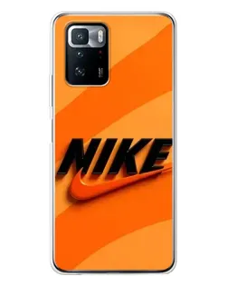Чехол для Xiaomi POCO X3 GT с картинкой «Оранжевый драйв Nike» Чехол для Xiaomi POCO X3 GT с картинкой «Оранжевый драйв Nike»