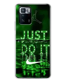Чехол для Xiaomi POCO X3 GT с картинкой «Зеленый неоновый Nike» Чехол для Xiaomi POCO X3 GT с картинкой «Зеленый неоновый Nike»