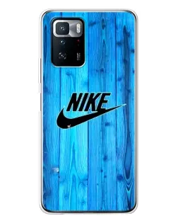 Чехол для Xiaomi POCO X3 GT с картинкой «Голубое дерево Nike» Чехол для Xiaomi POCO X3 GT с картинкой «Голубое дерево Nike»