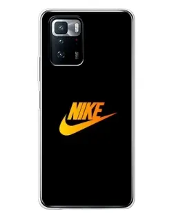 Чехол для Xiaomi POCO X3 GT с картинкой «Золотой логотип Nike» Чехол для Xiaomi POCO X3 GT с картинкой «Золотой логотип Nike»